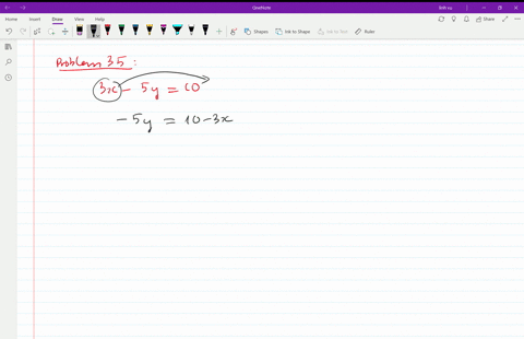 write-each-equation-in-slope-intercept-form-and-identify-the-slope-and-y-intercept-of-the-line-3-x-5