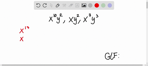 find-the-g-c-f-for-each-list-x10-y2-x-y2-x3-y3