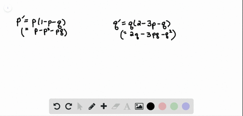 find-all-equilibria-and-determine-their-local-stability-properties-pprimep1-p-q-quad-qprimeq2-3-p-q