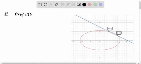 find-the-points-of-intersection-of-the-graphs-of-the-equations-sketch-both-graphs-on-the-same-coor-3