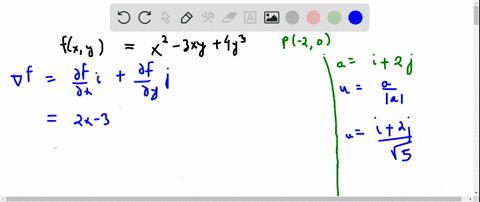 find-the-directional-derivative-of-f-at-p-in-the-direction-of-mathbfa-fx-yx2-3-x-y4-y3-quad-p-20-mat