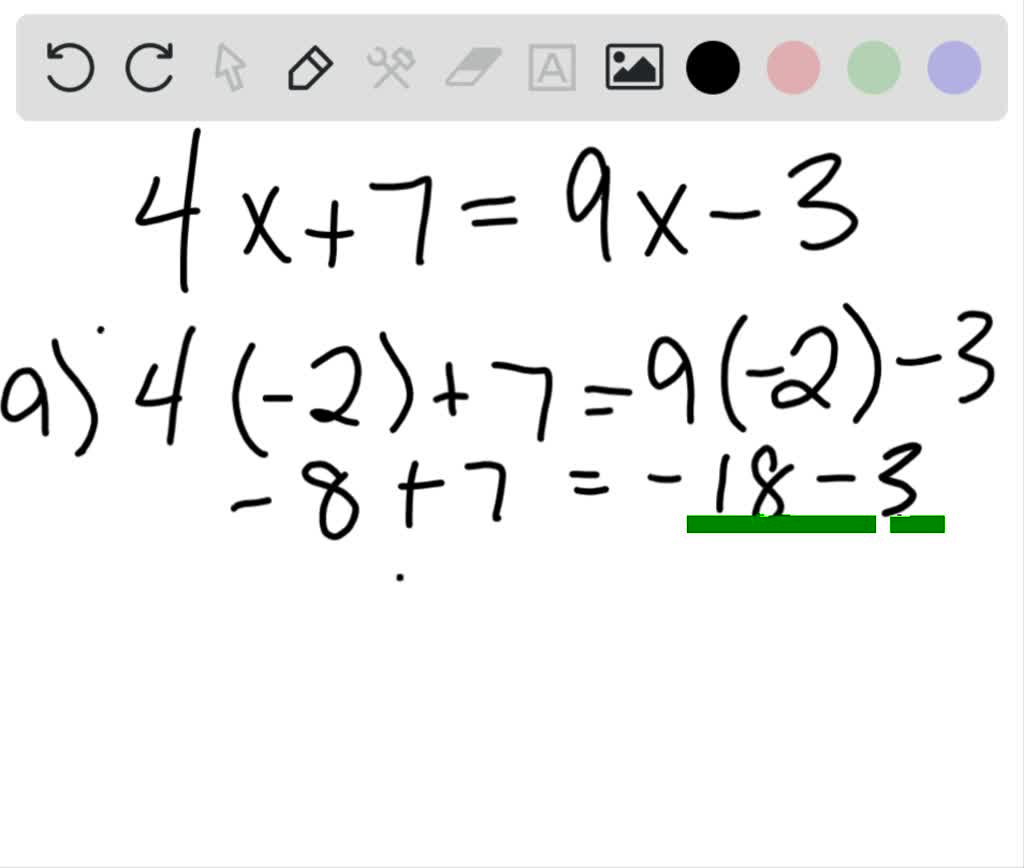 solved-determine-whether-the-given-value-is-a-solution-of-the-equation