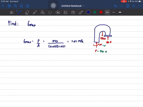 the-clamp-is-made-from-members-a-b-and-a-c-which-are-pin-connected-at-a-if-it-exerts-a-compressive-2