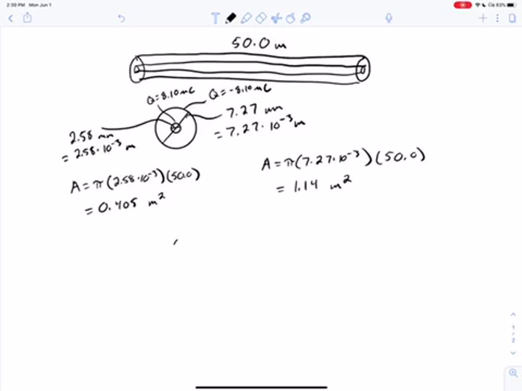 SOLVEDA 50.0 m length of coaxial cable has an inner conductor that