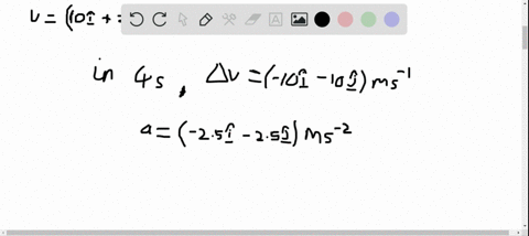the-acceleration-of-a-particle-is-a-constant-at-t-0-the-velocity-of-the-particle-is-10-hatmathbfi20-