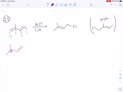 when-2-methyl-13-butadiene-isoprene-undergoes-a-14-addition-of-hydrogen-chloride-the-major-product-t