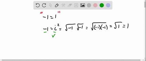 beginaligned-text-explain-what-is-wrong-with-the-following-proof-that-11-1i2sqrt-1-sqrt-1sqrt-1-1sqr