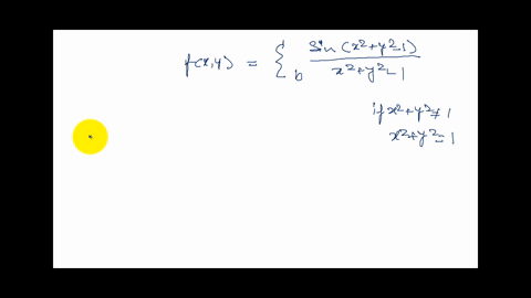 let-fx-yleftbeginarrayll-fracsin-leftx2y2-1rightx2y2-1-text-if-x2y2-neq-1-b-text-if-x2y21-endarrayri