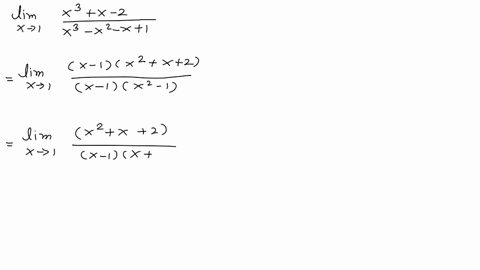 lim-_x-rightarrow-1-fracx3x-2x3-x2-x1text-ans-infty-infty