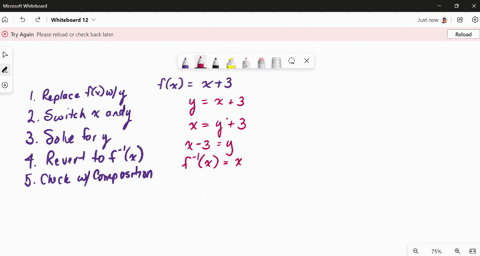 a-find-an-equation-for-f-1x-the-inverse-function-b-verify-that-your-equation-is-correct-by-showing-t