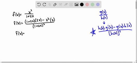 find-fprimex-and-fprime-primex-f-x-frac-x-2-1-2-x