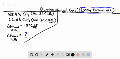 a-sample-of-natural-gas-is-analyzed-and-found-to-be-884-methane-leftmathrmch_4right-and-116-ethane-l