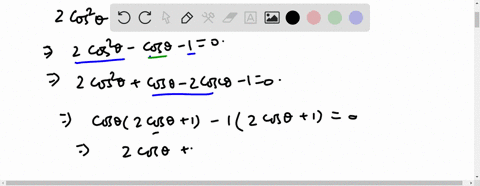 solve-each-equation-on-the-interval-0-leq-theta2-pi-cos-2-thetacos-theta