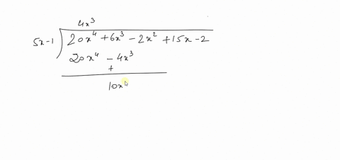 divide-frac20-x46-x3-2-x215-x-25-x-1
