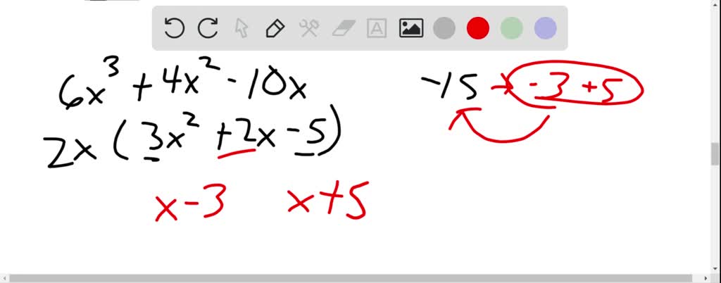 SOLVED:Factor completely. 6 x^3+4 x^2-10 x