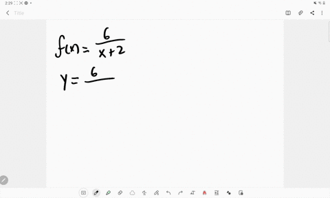 a-one-to-one-function-is-given-write-an-equation-for-the-inverse-function-fxfrac6x2