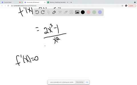 find-the-critical-points-then-find-and-classify-all-the-extreme-values-fxx2frac1x