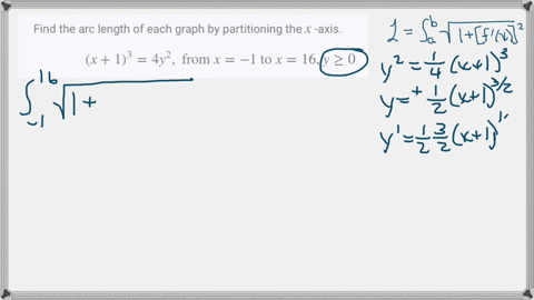 find-the-arc-length-of-each-graph-by-partitioning-the-x-axis-x134-y2-text-from-x-1-text-to-x16-y-geq