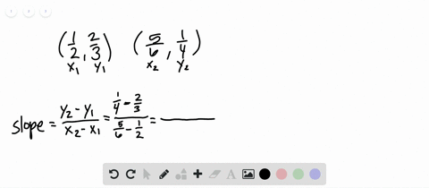 find-the-slope-of-the-line-that-passes-through-each-pair-of-points-leftfrac12-frac23rightleftfrac56-
