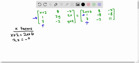 find-x-and-y-left-beginarraycccx2-8-3-1-2-y-2-x-7-2-y2endarrayrightleft-beginarrayrrr2-x6-8-3-1-18-8