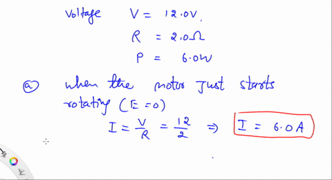 a-de-motor-is-connected-to-a-constant-emf-of-120-mathrmv-the-resistance-of-its-windings-is-20-omeg-2