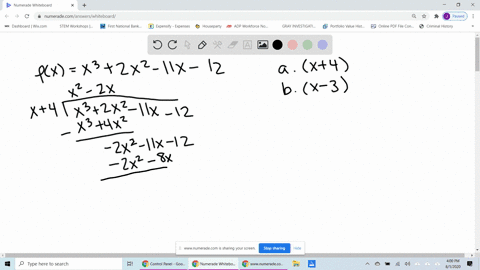 use-the-factor-theorem-to-determine-if-the-factors-given-are-factors-of-fx-fxx32-x2-11-x-12-a-x4-b-x