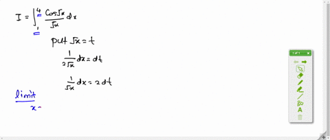 use-the-fundamental-theorem-to-calculate-the-definite-integrals-int_14-fraccos-sqrtxsqrtx-d-x-4