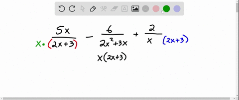 simplify-the-expression-frac5-x2-x3-frac62-x23-xfrac2x-2