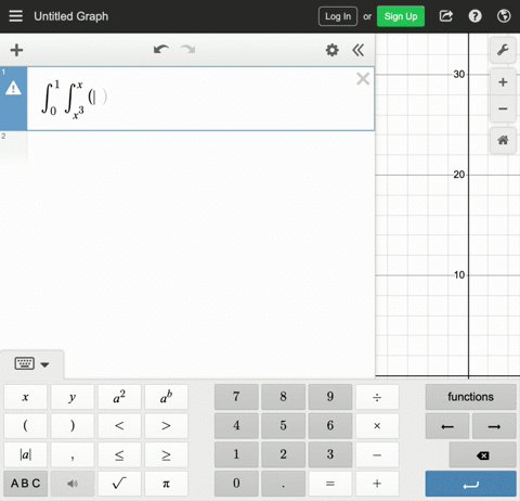 evaluate-the-double-integral-displaystyle-iintlimits_d-x2-2y-da-d-is-bounded-by-y-x-y-x3-x-ge-0