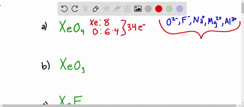 the-xenon-halides-and-oxides-are-isoelectronic-with-many-other-compounds-and-ions-containing-halog-3