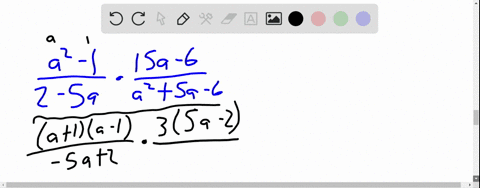 multiply-and-if-possible-simplify-fraca2-12-5-a-cdot-frac15-a-6a25-a-6
