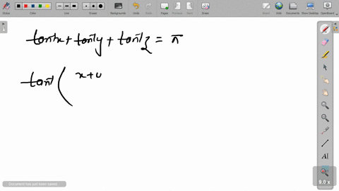 prove-that-if-tan-1-xtan-1-ytan-1-zpi-then-prove-that-xy-zx-y-z