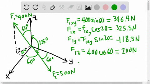 determine-the-magnitude-and-coordinate-direction-angles-of-the-resultant-force-and-sketch-this-vec-9