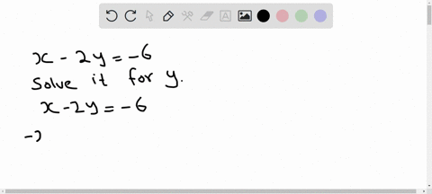 solve-each-equation-for-y-x-2-y-6