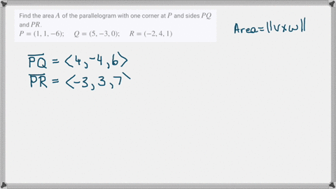 find-the-area-a-of-the-parallelogram-with-one-corner-at-p-and-sides-p-q-and-p-r-p11-6-quad-q5-30-qua