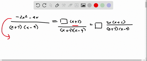 fill-in-the-blanks-frac-2-x2-4-xx7x-9fracsquarex2x7x-9squarefrac2-xx2x7x-9
