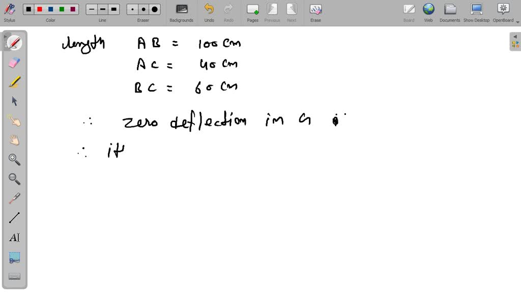 SOLVEDIn the experiment of potentiometer wire AB is 100 cm long shown
