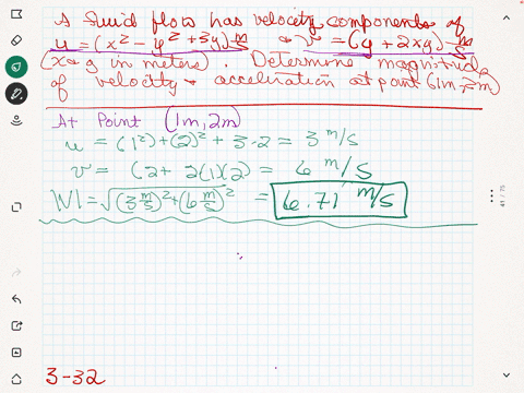 a-fluid-flow-has-velocity-components-of-uleftx2-y2right-3-y-mathrmm-mathrms-and-vy2-x-y-mathrmm-math