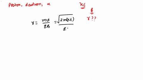 a-proton-a-deutron-and-an-alpha-particle-with-the-same-kinetic-energy-enter-a-region-of-uniform-magn