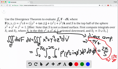 use-the-divergence-theorem-to-evaluate-iint_s-textbff-cdot-dtextbfs-where-textbffx-y-z-z2x-textbfi-f