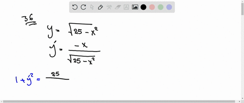 find-the-are-length-from-34-clockwise-to-43-along-the-circle-x2y225-show-that-the-result-is-one-four