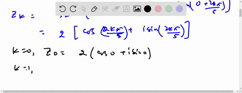 find-the-indicated-roots-and-graph-the-roots-in-the-complex-plane-the-fifth-roots-of-32