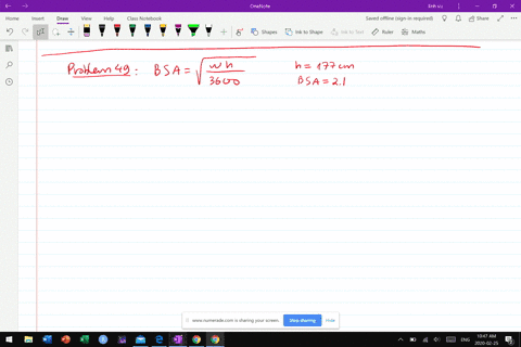 for-the-following-exercises-use-a-model-for-body-surface-area-bsa-such-that-b-s-asqrtfracw-h3600-w-2