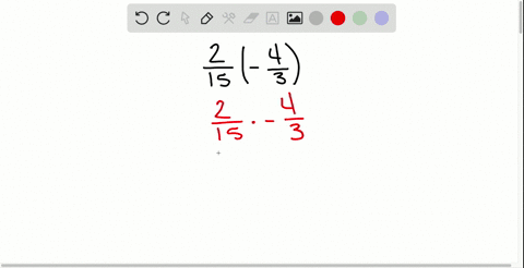 multiply-frac215left-frac43right