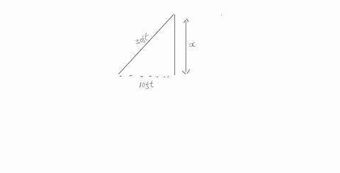 the-base-of-a-30-foot-ladder-is-10-feet-from-a-building-if-the-ladder-reaches-the-flat-roof-how-tall