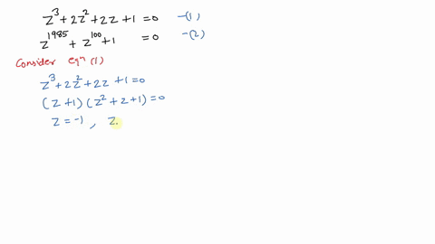 common-roots-of-the-equations-z32-z22-z10-and-z1985z10010-are-a-1-omega-omega2-b-omega-omega2-c-omeg