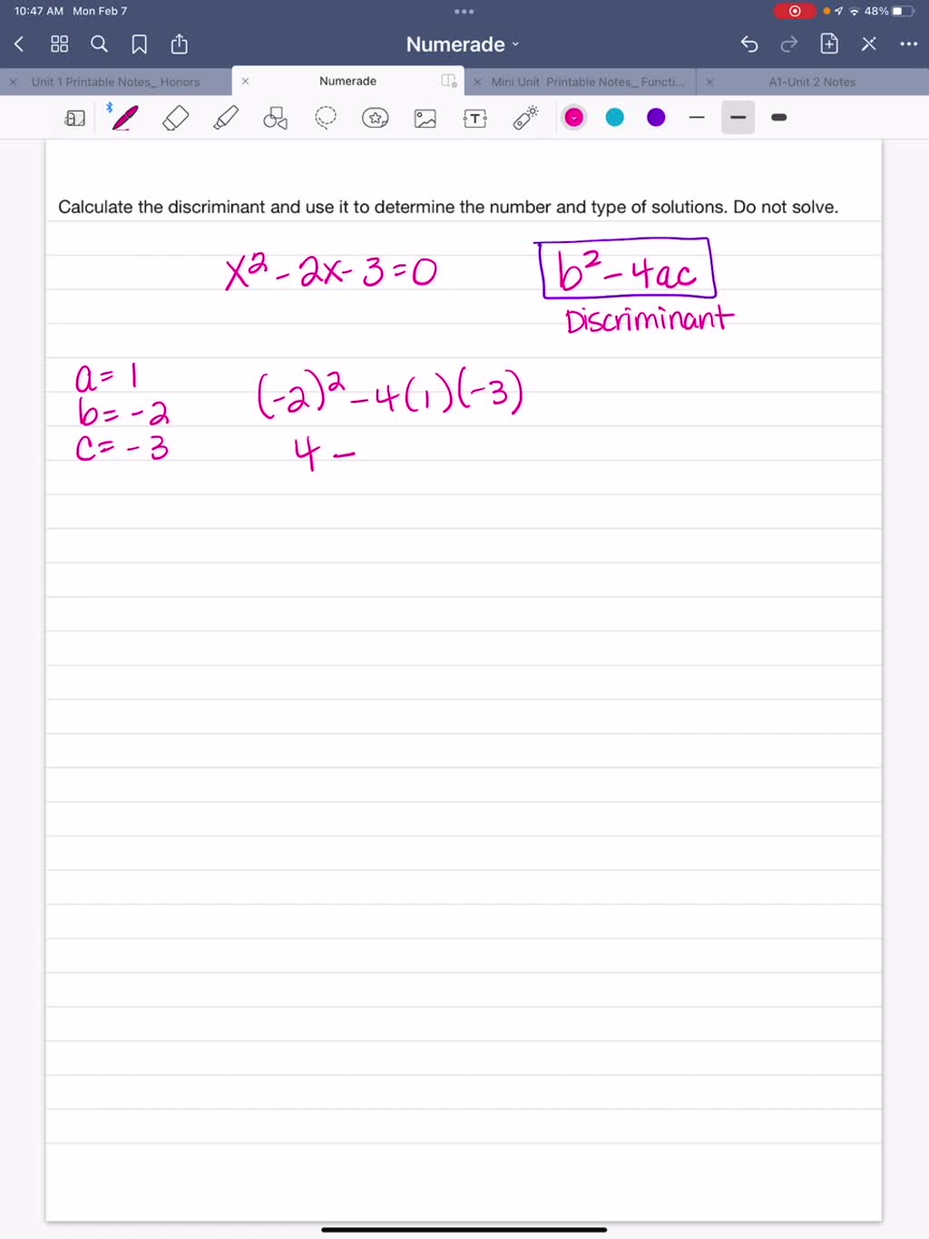 SOLVED Choose The Appropriate Method To Solve The Following X 2 2 X 3 0