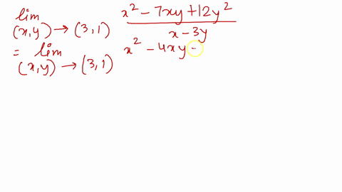 evaluate-the-following-limits-lim-_x-y-rightarrow31-fracx2-7-x-y12-y2x-3-y