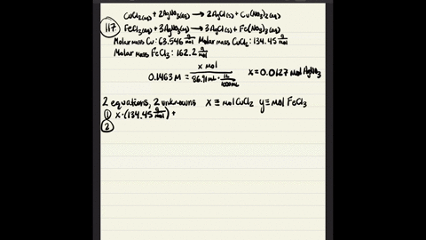 a-mixture-contains-only-mathrmcucl_2-and-mathrmfecl_3-a-07391-mathrmg-sample-of-the-mixture-is-com-2