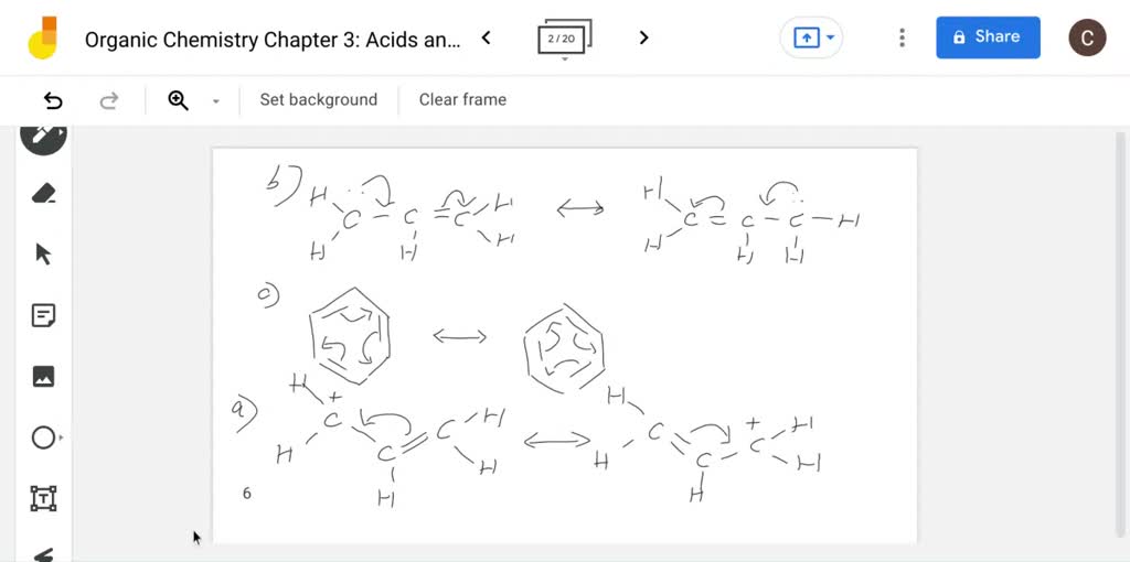 Solveda Using The Curved Arrow Notation Derive A Resonance Structure For The Allyl Cation 7155